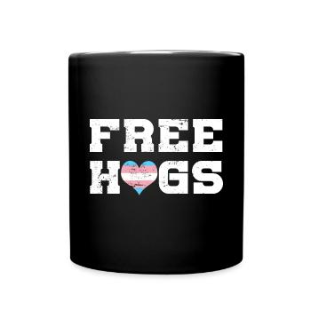 LGBT Rainbow Gay Pride Homo Lesbian Gay - Full Colour Mug - black - Front