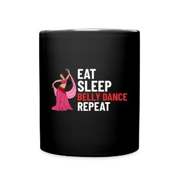 Danse du ventre Danse orientale Musique Danseur - Mug uni - noir - Devant