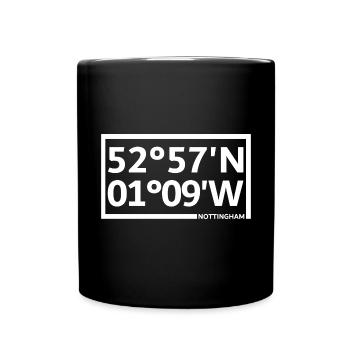 Nottingham Coordinates - Full Colour Mug - black - Front