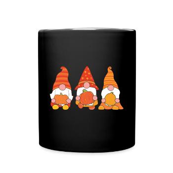 Halloween Dwarfs - Full Colour Mug - black - Front