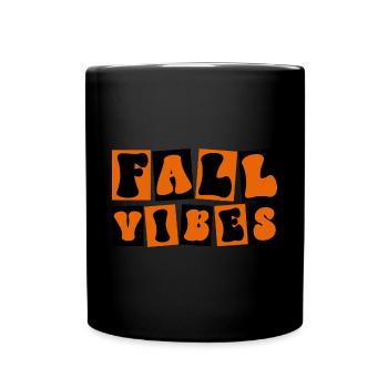 Fall Vibes, Autumn Vibes Autumn Season - Full Colour Mug - black - Front