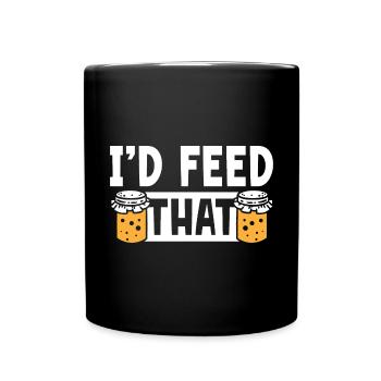 Bread Baking Baker Bakery Sourdough - Full Colour Mug - black - Front