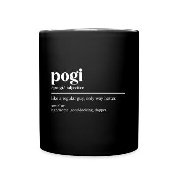 Filipino Pogi Design für stolze Pinoys - Tasse einfarbig - Schwarz - Vorne