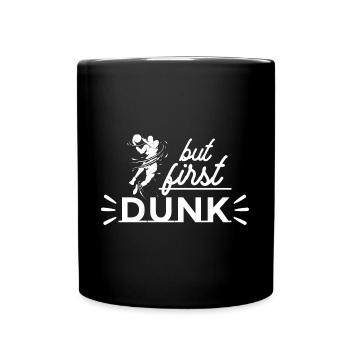 Drôle de dicton de basket-ball - Mug uni - noir - Devant
