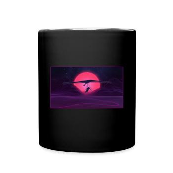Hang glider hang glider Delta glider - Full Colour Mug - black - Front