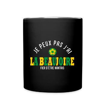 football nantes J peux pas j ai foot nantais - Mug uni - noir - Devant