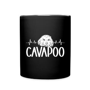 Cavapoo Cavoodle Capoodle Chien - Mug uni - noir - Devant