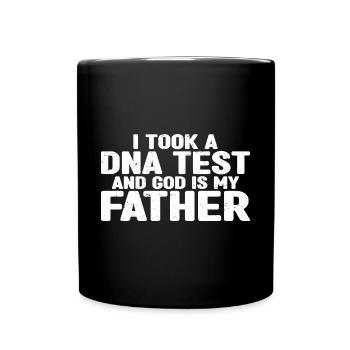 I took a dna test and god is my father 29 - Full Colour Mug - black - Front