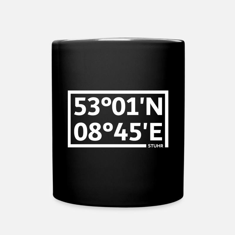 Stuhr coordinates - Full Colour Mug - black