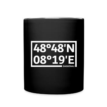 Gaggenau coordinates - Full Colour Mug - black - Front
