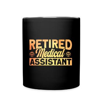 Assistant de l’école de médecine en soins de santé - Mug uni - noir - Devant