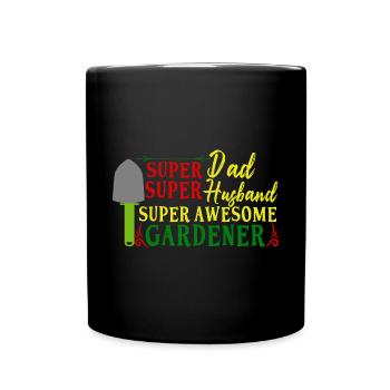 Garten Motiv Gärtner & Gärtnerin Spruch - Tasse einfarbig - Schwarz - Vorne