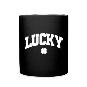Cadeau de la Saint-Patrick Trèfle Hommes, Femmes, Enfants - Mug uni - noir - Devant