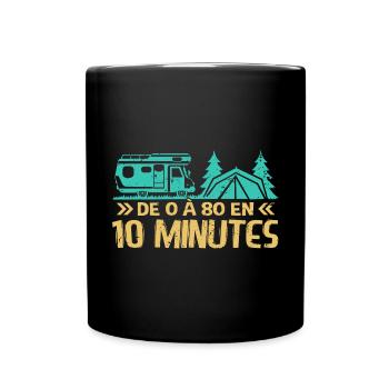Camping Car Humour Camping Camper - Mug uni - noir - Devant