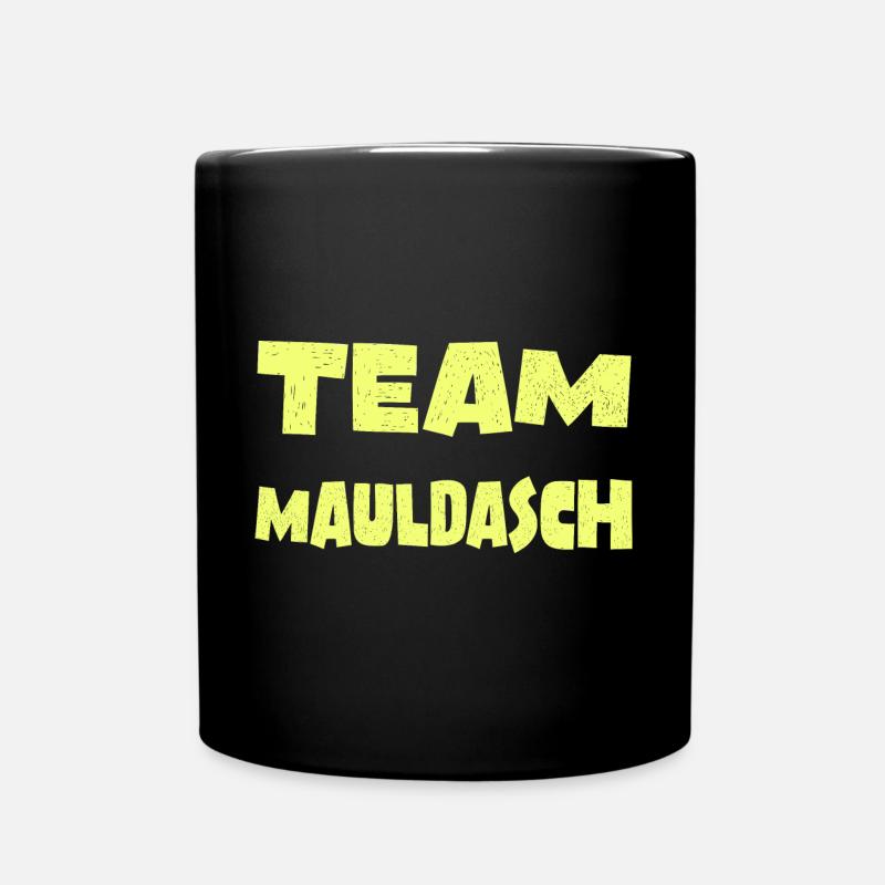 Schwäbisch Maultasche Team Mauldasch - Tasse einfarbig - Schwarz