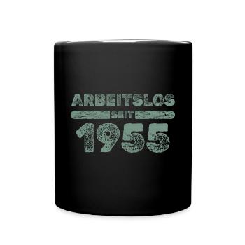 seit 1955 - Tasse einfarbig - Schwarz - Vorne