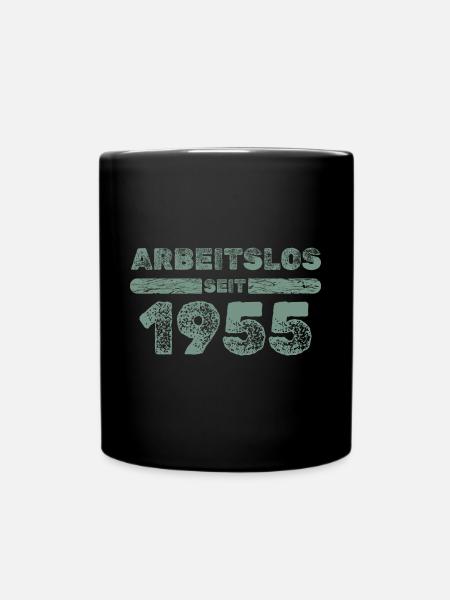 seit 1955 - Tasse einfarbig - Schwarz