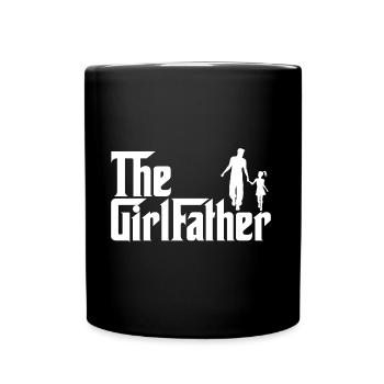 Le père de la petite fille - fier père d’une fille - Mug uni - noir - Devant
