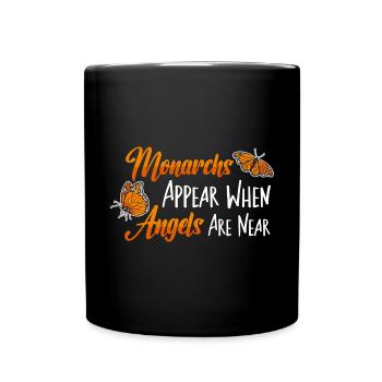Monarque papillon monarque américain papillon monarque - Mug uni - noir - Devant