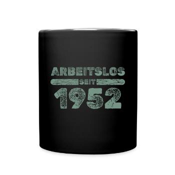 seit 1952 - Tasse einfarbig - Schwarz - Vorne