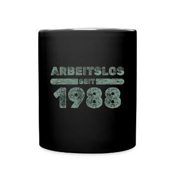seit 1988 - Tasse einfarbig - Schwarz - Vorne