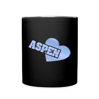 Love Aspen - Full Colour Mug - black - Front