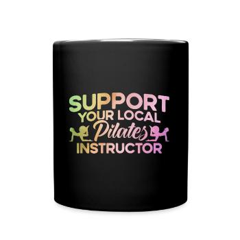 Pilates votre cadeau d’entraîneur de Pilates local - Mug uni - noir - Devant