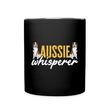 Miniature Australian Shepherd - Full Colour Mug - black - Front
