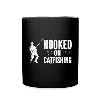 Pêche au poisson-chat Pêcheurs à la ligne - Mug uni - noir - Devant