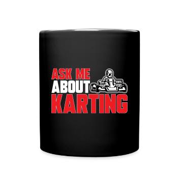 Go Kart Racing Karting Karting - Full Colour Mug - black - Front