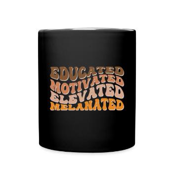 Instruit Motivé Élevé Mélané - Mug uni - noir - Devant