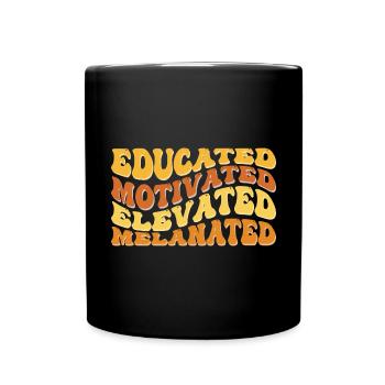 Instruit Motivé Élevé Mélané - Mug uni - noir - Devant