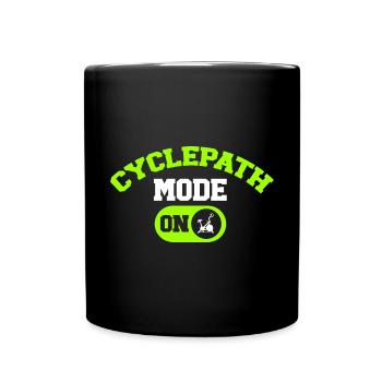 Indoor Cycling Bike Workout - Full Colour Mug - black - Front
