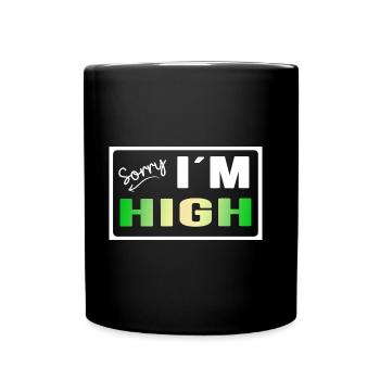 high legal chill-time party zone Rastafari - Full Colour Mug - black - Front