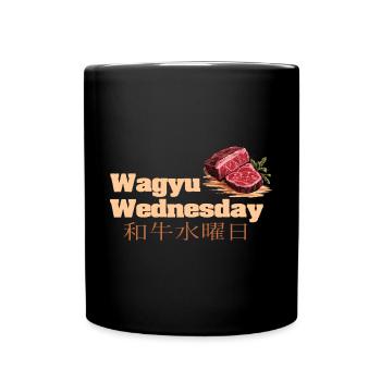 Wagyu Wednesday Japanese Wagyu Beef Grill - Mug uni - noir - Devant