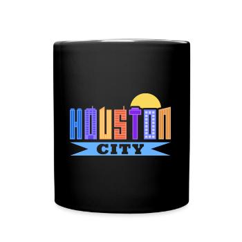Design de la ville de Houston pour les fiers résidents de Houston - Mug uni - noir - Devant