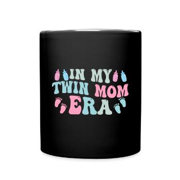À l’époque de ma mère de jumeaux - Mug uni - noir - Devant