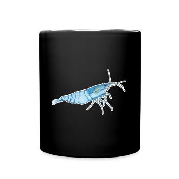 Blue Pearl Shrimp Pet Design for proud - Full Colour Mug - black - Front
