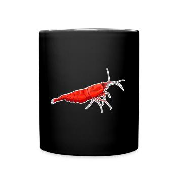 Red Cherry Shrimp Pet Design for proud - Full Colour Mug - black - Front