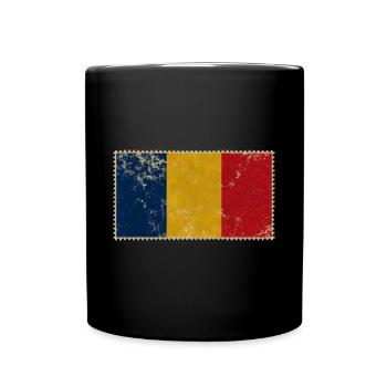 Prénom Roumanie - Mug uni - noir - Devant