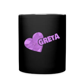 Princess for Greta Crown Crown - Full Colour Mug - black - Front