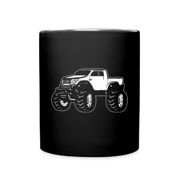 RC Car Ferngesteuertes Auto - Tasse einfarbig - Schwarz - Vorne