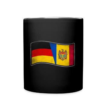 Moldau Design für stolze Deutsch-Moldauer - Tasse einfarbig - Schwarz - Vorne