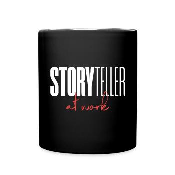 Storyteller at work - Full Colour Mug - black - Front