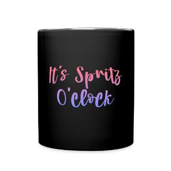 C’est Spritz O’clock - Mug uni - noir - Devant