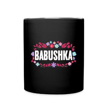 Awesome Babushka Russian Grandma For A Rossiya - Tasse einfarbig - Schwarz - Vorne