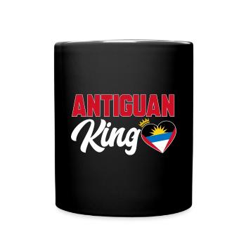 Antigua and Barbuda flag - Full Colour Mug - black - Front