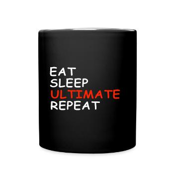 Disc Golf Frisbee Ultime-Frisbee - Mug uni - noir - Devant