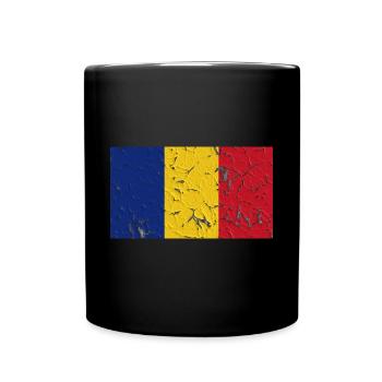 Cadeau pour la Roumanie - Mug uni - noir - Devant