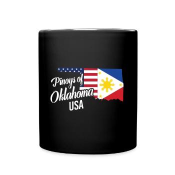 Filipinos of Oklahoma Design für stolze Fil-Ams - Tasse einfarbig - Schwarz - Vorne